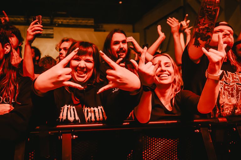 Lamb of God performing live at AEC Theatre in Adelaide